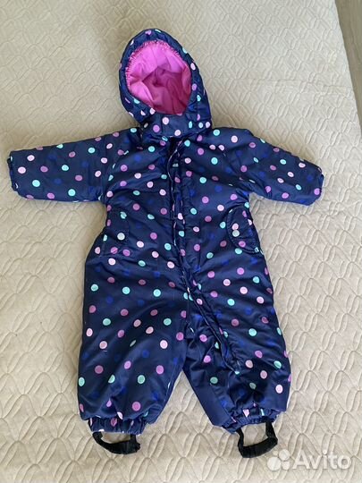 Комбинезон зимний для девочки 80