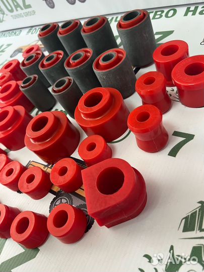 Комплект сайлентблоков УАЗ Патриот (полиуретан)