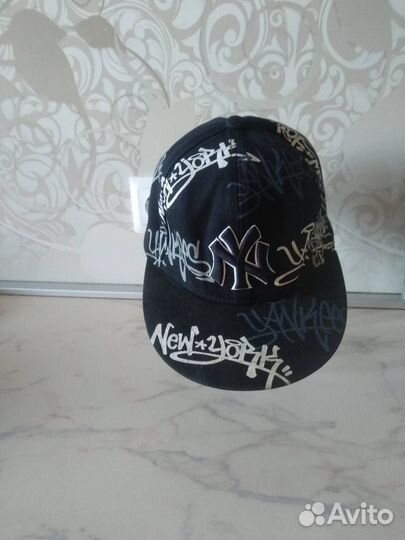 Кепка прямой козырек