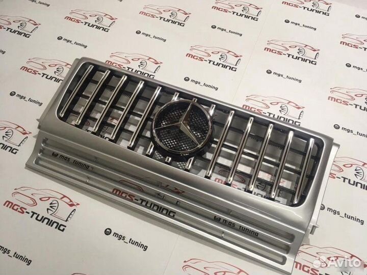 Решетка Мерседес G-Class GT Серая