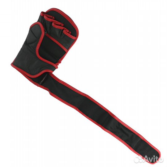 Перчатки для мма BoyBo Wings черно-красные (L)
