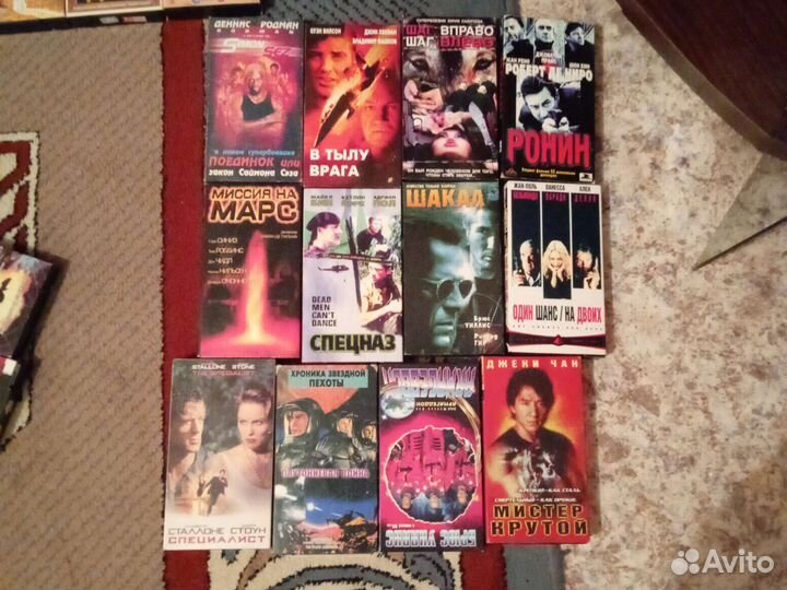 Фильмы на видео кассетах