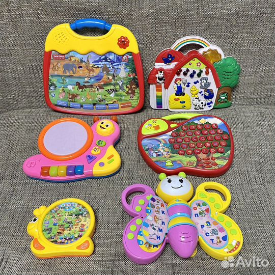 Музыкальные развивающие игрушки, планшеты. За все
