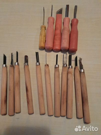 Набор инструментов для резки по дереву СССР