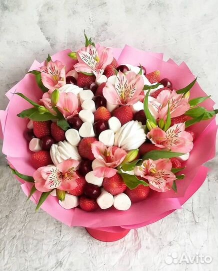 Съедобный букет подарок девушке