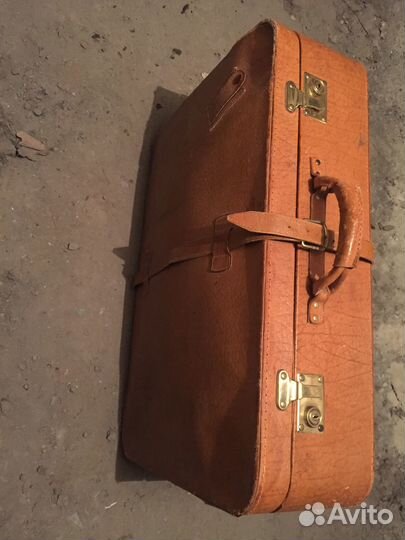 Чемодан кожаный СССР