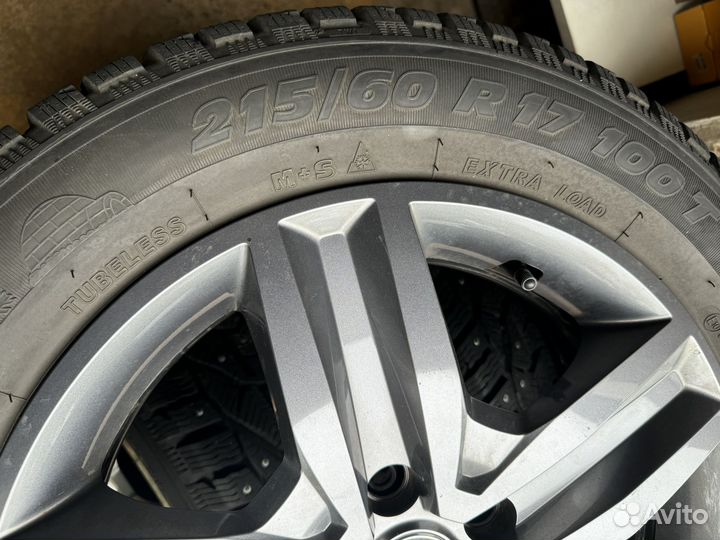 Колёса зима на рено 215 60р17
