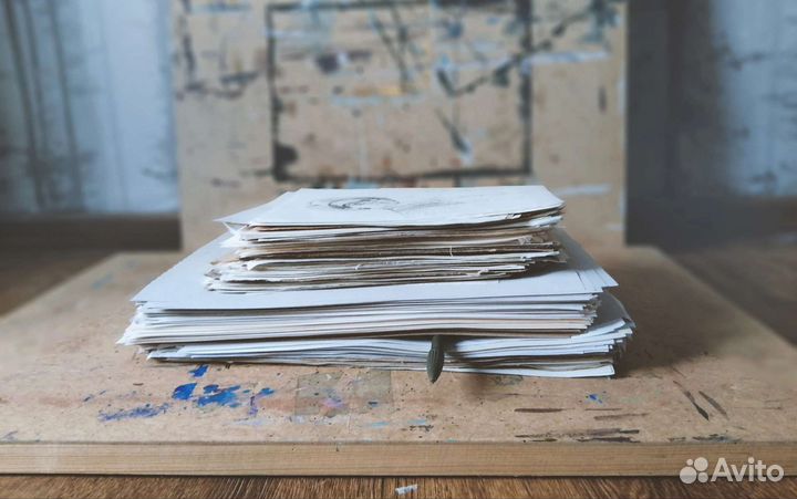 Наброски картины карандаш