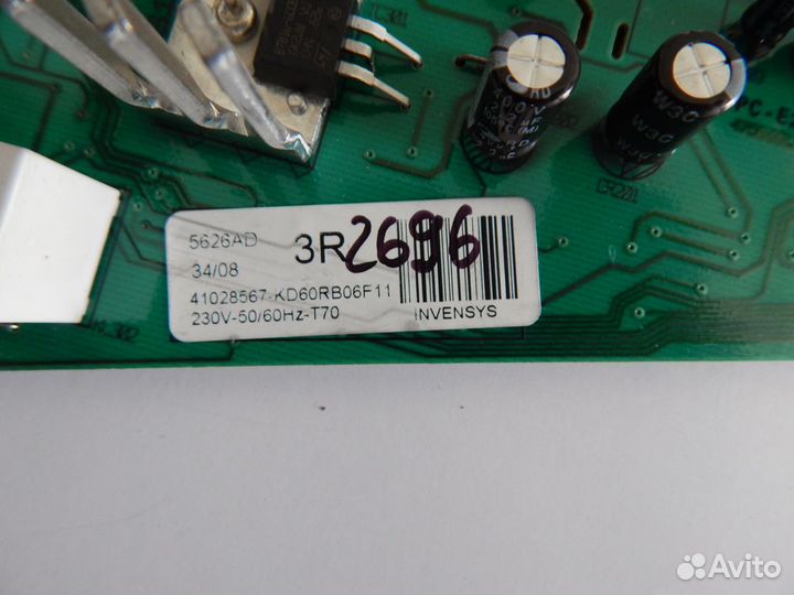 Электронный модуль для ст.машины Candy COS105F07S