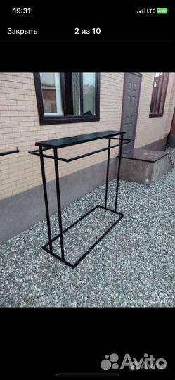 Вешалки, полки и рейлы