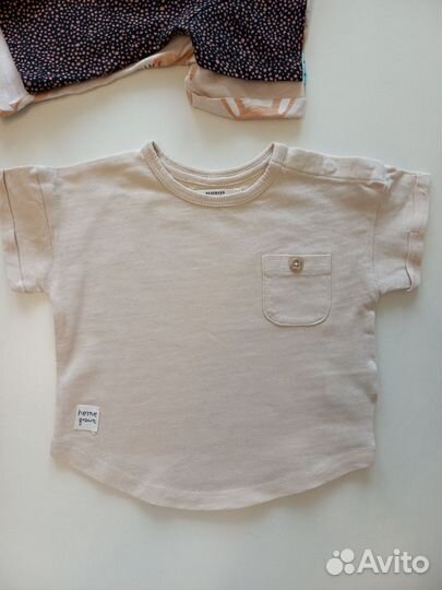 Пакет фирменных футболок на девочку 62 68 next zar