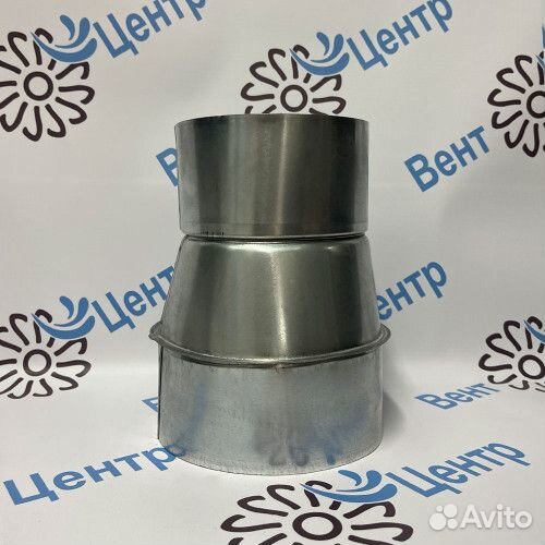 100х80 Переход из оцинкованной стали