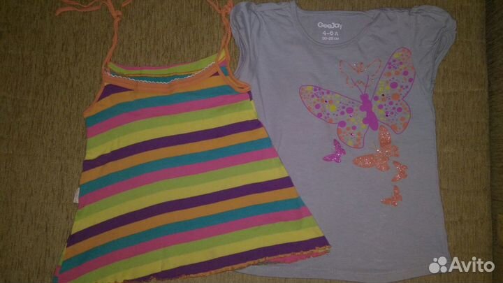 Платья, кофты, плащ 4-5 лет