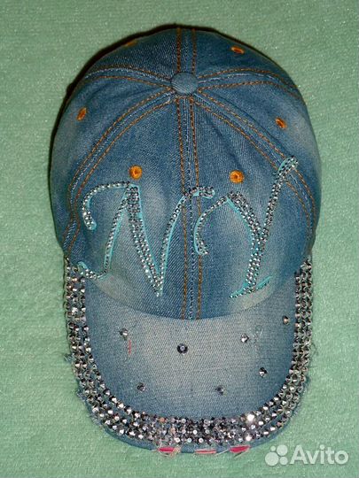 Модная молодёжная джинсовая бейсболка
