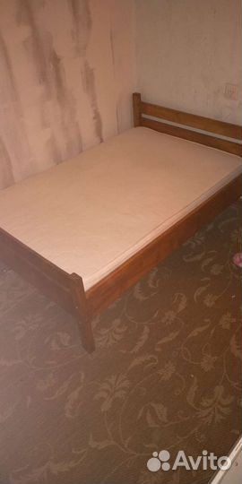 Кровать +матрац 90/135