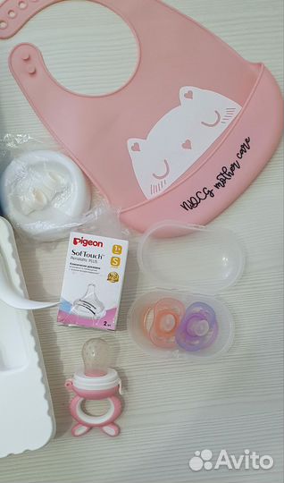 Молокоотсос ручной Pigeon, ниблер, соски avent