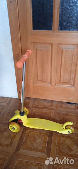 Самокат детский трехколесный бу