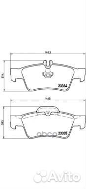 Колодки тормозные MB W203/W211/W212/W221/W220 0