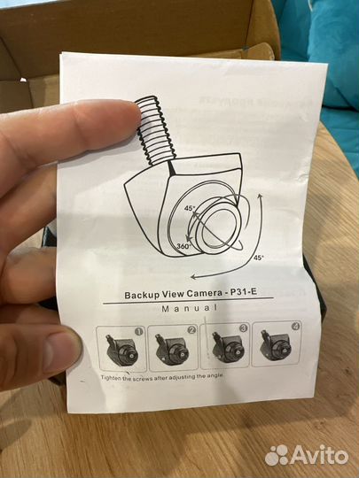 Камера заднего вида универсальная