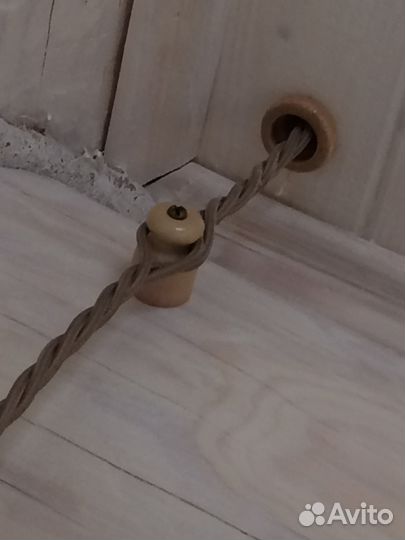 Электрика в Деревянном доме ретро, кабель канал