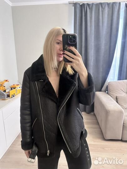 Дубленка авиатор