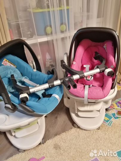 Автокресло Maxi cosi pebble + адаптер