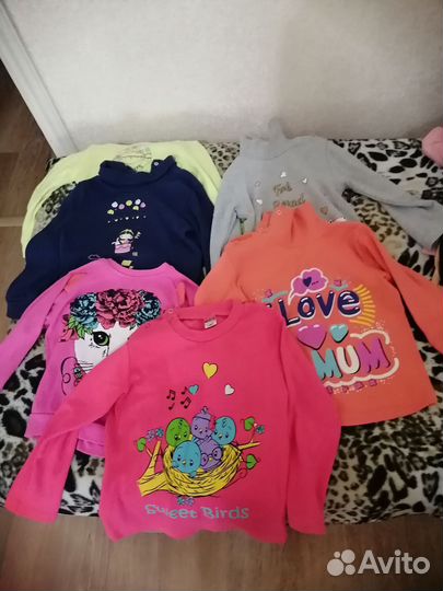 Большой пакет вещей на девочку