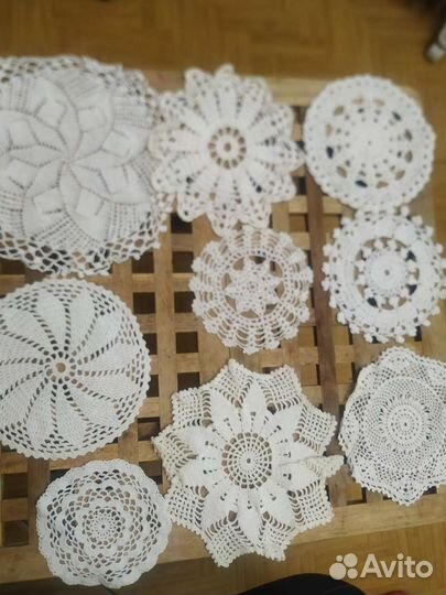 Салфетки вязаные крючком