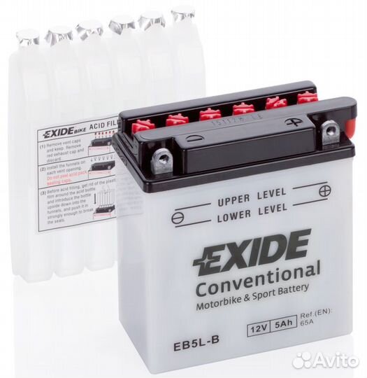 Аккумулятор Exide Conventional 5 А/ч EB5L-B