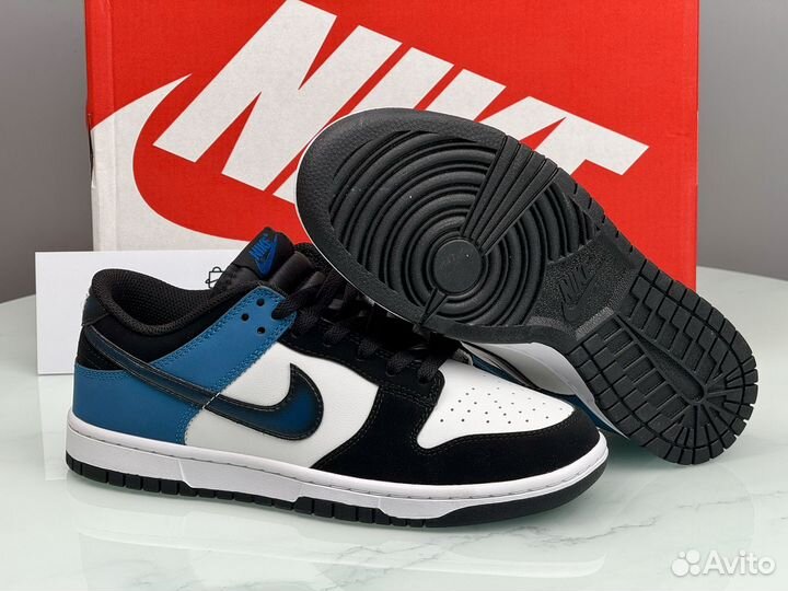 Кроссовки Nike Dunk Low Airbush Blue