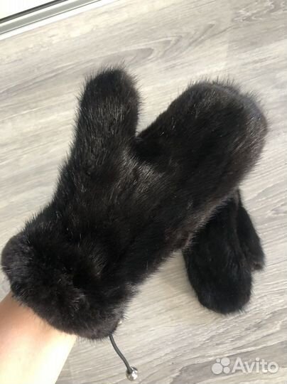 Варежки норковые