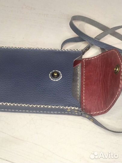 Сумка для телефона.Натуральная кожа