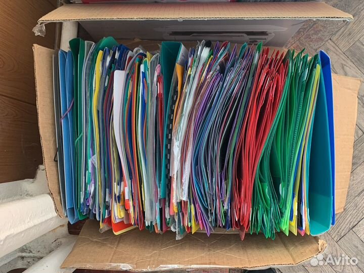 Скоросшиватели, файлы б/у