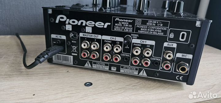 Микшерный пульт pioneer mdj350