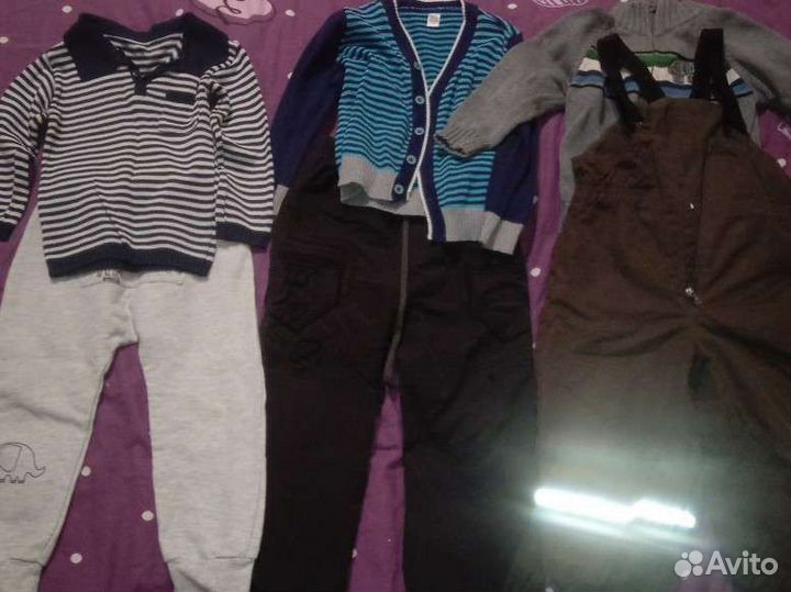 Вещи пакетом на мальчика 86-92