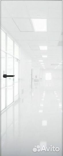 Скрытая дверь с установкой