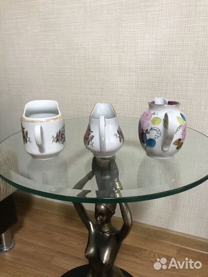 Молочники и соусник винтаж СССР