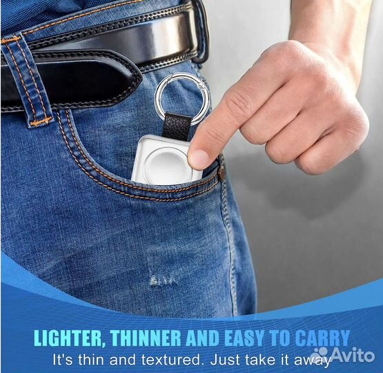 Портативный беспроводный зарядник для Apple часов