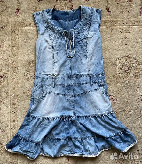 Джинсовое платье