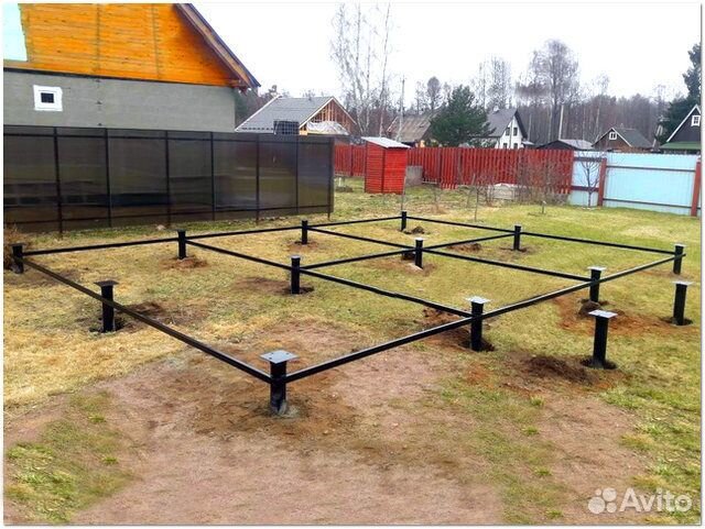 Фундамент свайный-винтовой под ключ