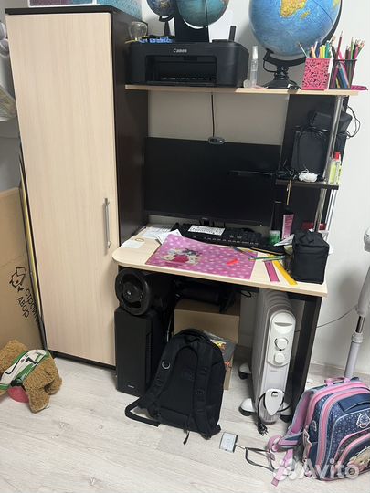 Компьютерный стол со шкафом бу