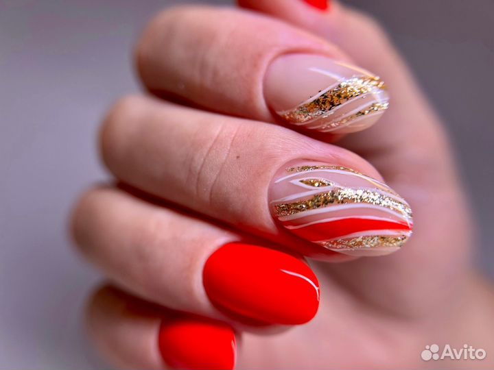 Маникюр, гель лак сзр