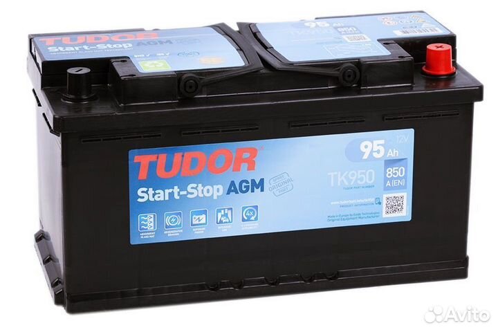 Аккумулятор 95 Ah AGM Start-Stop Tudor