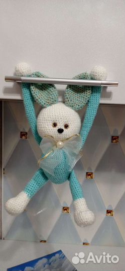 Прихват для штор зайка