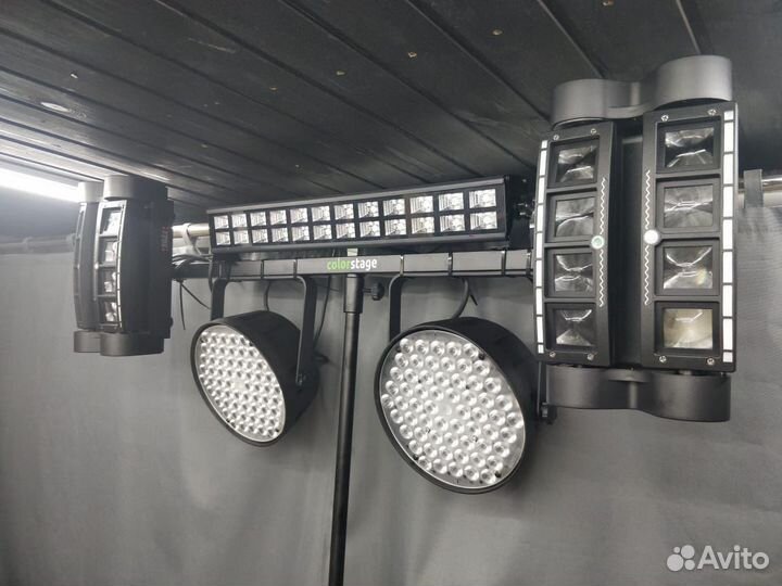 Светомузыка комплект Spider led bar uf