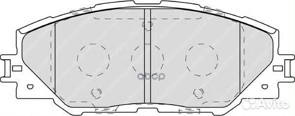 Колодки тоPмозные 0446542190 toyota