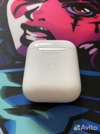 Airpods 2 с чехлом 2 поколения