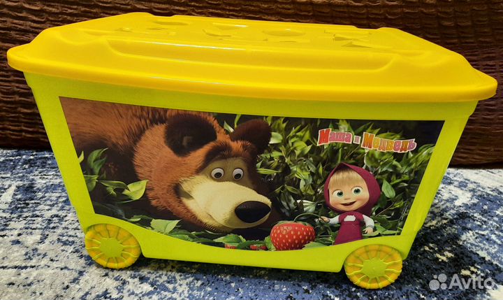 Ящик для хранения игрушек на колесах