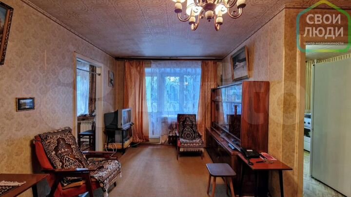 2-к. квартира, 43,6 м², 2/4 эт.