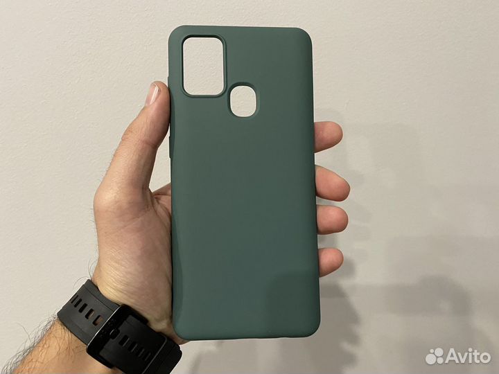 Чехол Silicone Case для Samsung A21s